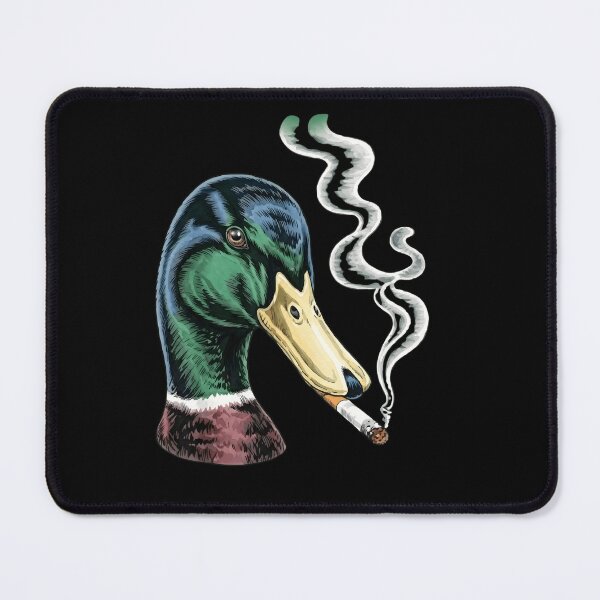 Item preview, Edgy Smoking Mallard Duck Art - Cool Duck Cigarette Streetwear designed and sold by haitrieuic96.