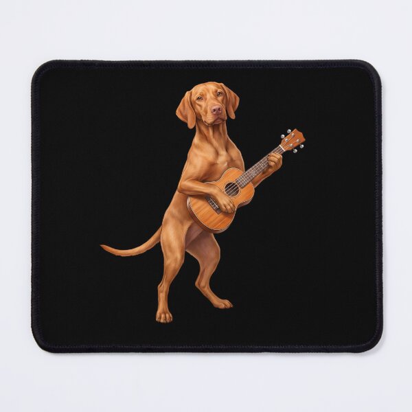 Item preview, Vizsla Playing Ukulele Player Ukulelist Dog Lover designed and sold by DoodleTortle.