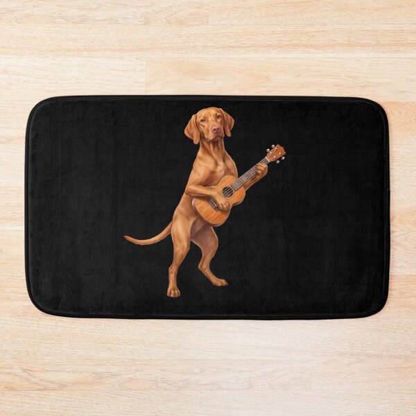 Item preview, Vizsla Playing Ukulele Player Ukulelist Dog Lover designed and sold by DoodleTortle.