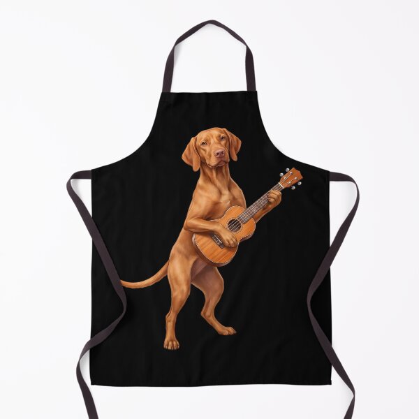 Item preview, Vizsla Playing Ukulele Player Ukulelist Dog Lover designed and sold by DoodleTortle.