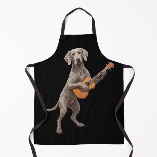 Item preview, Weimaraner Playing Ukulele Player Ukulelist Dog Lover designed and sold by DoodleTortle.