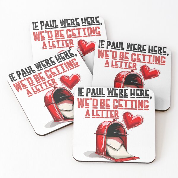 Item preview, If Paul Were Here We'd Be Getting A Letter - Vintage Mailbox Tribute Art Print designed and sold by DesignArtist.ia.