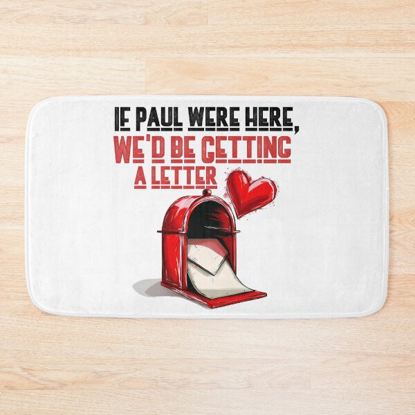 Item preview, If Paul Were Here We'd Be Getting A Letter - Vintage Mailbox Tribute Art Print designed and sold by DesignArtist.ia.