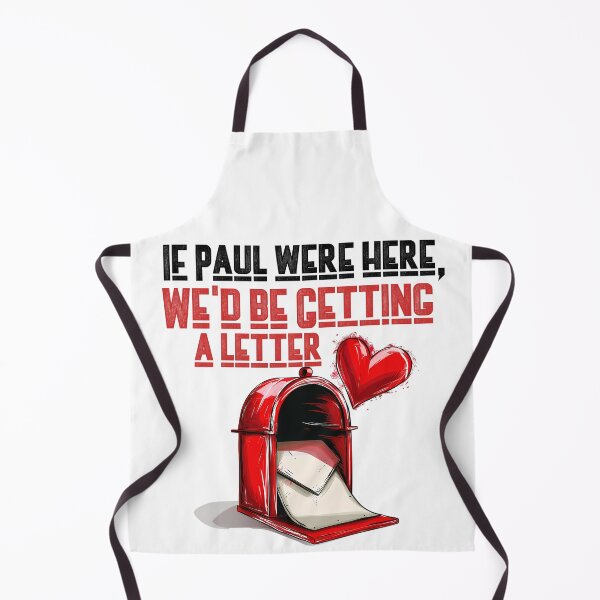 Item preview, If Paul Were Here We'd Be Getting A Letter - Vintage Mailbox Tribute Art Print designed and sold by DesignArtist.ia.