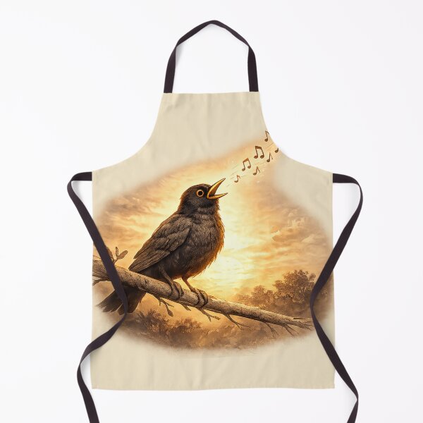 Item preview, Evening Blackbird Song at Sunset designed and sold by ChirpInc.