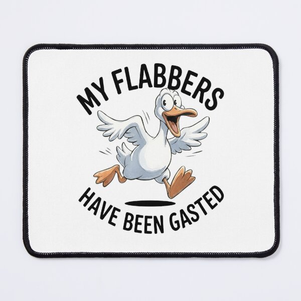 Item preview, Funny Flabbergasted Duck - My Flabbers Have Been Gasted Meme Art designed and sold by haitrieuic96.