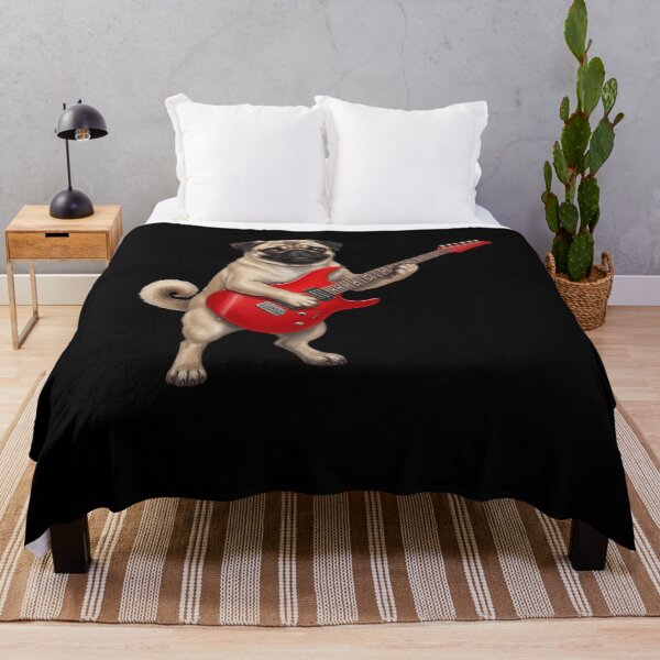 Item preview, Pug Playing Electric Guitar Player Guitarist Dog Lover designed and sold by TerryConnells.