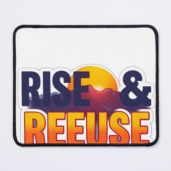 Item preview, Eco‑Friendly Motivation Sunrise Mountain Typography Tee – Bold Sans‑Serif Design designed and sold by PrintMadog.