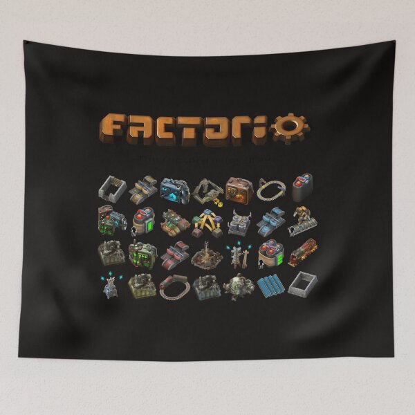 Item preview,  Factorio The Factory Must Grow... designed and sold by i-Fortnite.