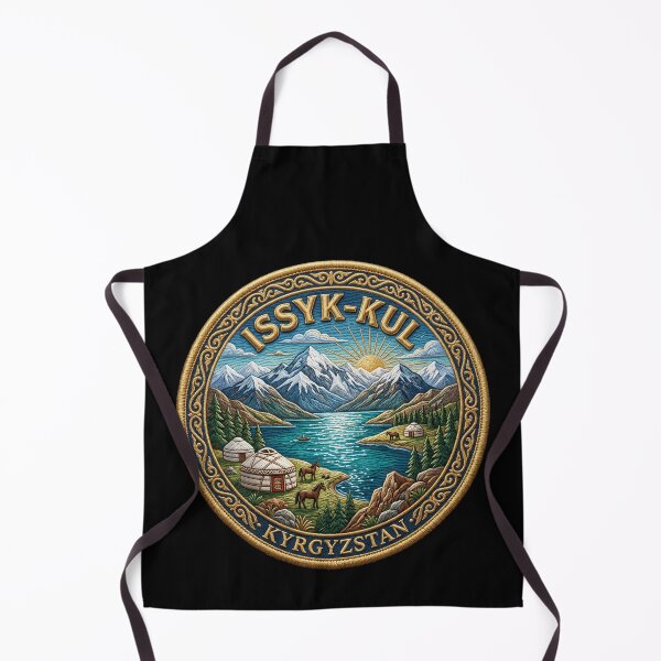 Item preview, Issyk-Kul, Kyrgyzstan – Mountain lake, yurts & horses designed and sold by Girih.