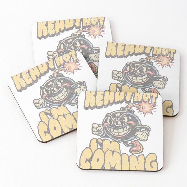 Item preview, Ready or Not I'm Coming – Funny Cartoon Bomb Retro Humor Design designed and sold by Proto Lab Studio.