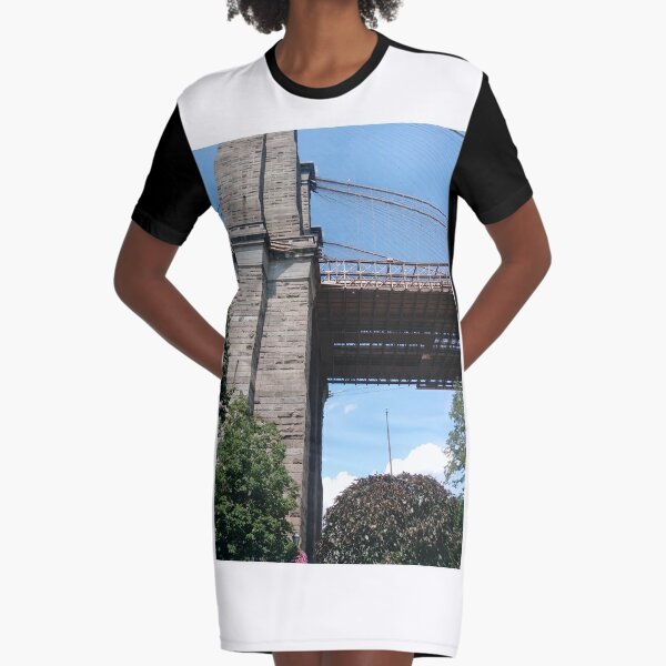 Brooklyn bridge, #Brooklyn, #bridge, #BrooklynBridge Graphic T-Shirt Dress
