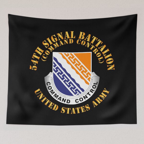 Item preview, Army -  54th Signal Battalion - Command Control - US Army - DUI X 300 designed and sold by Military Insignia Products.