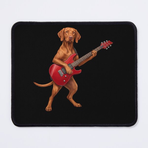 Item preview, Vizsla Playing Electric Guitar Player Guitarist Dog Lover designed and sold by TerryConnells.