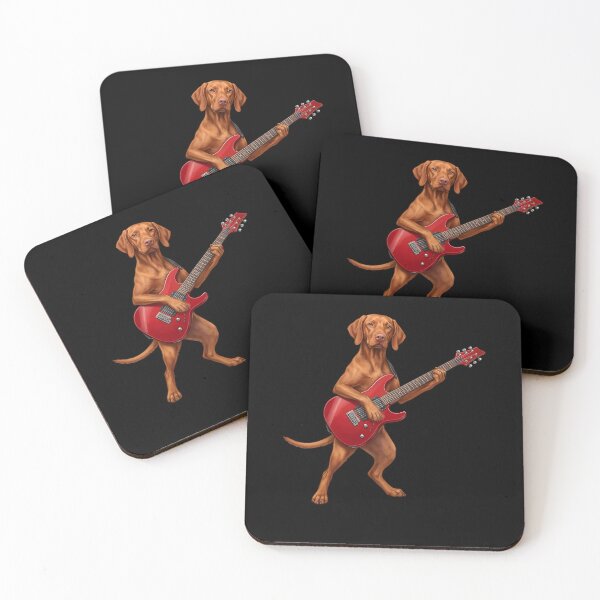 Item preview, Vizsla Playing Electric Guitar Player Guitarist Dog Lover designed and sold by TerryConnells.