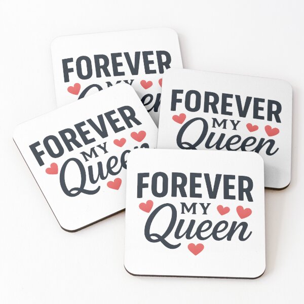Item preview, Forever My Queen Romantic Love Couple Design designed and sold by OwnYourMood.