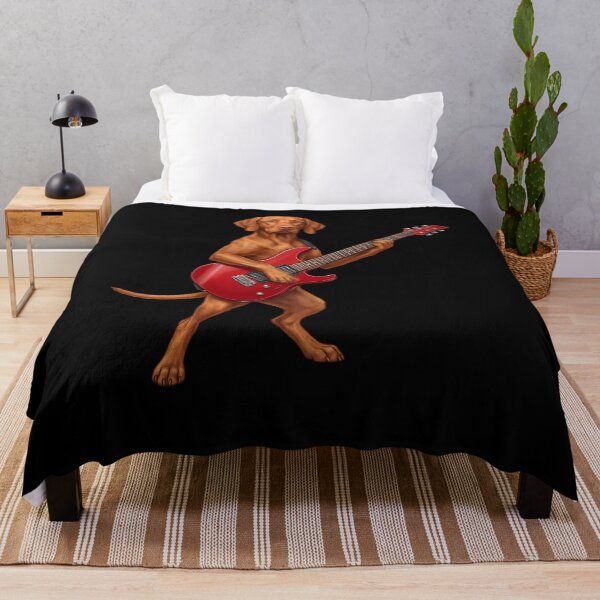 Item preview, Vizsla Playing Electric Guitar Player Guitarist Dog Lover designed and sold by TerryConnells.