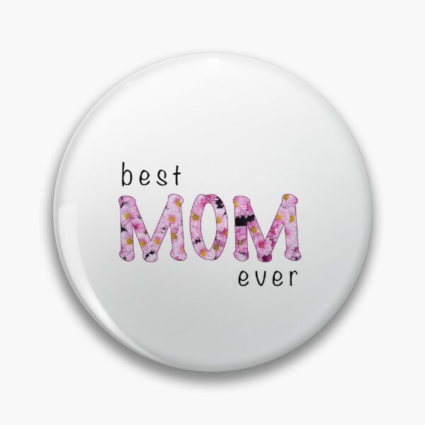 Item preview, Floral Best Mom Ever Text Design designed and sold by katifinell.