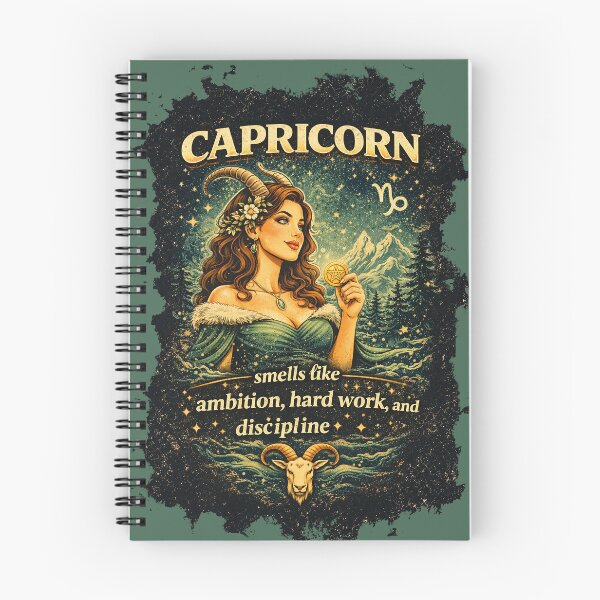 Item preview, Capricorn Zodiac Vintage Astrology Sea Goat designed and sold by AlvelinaCP.