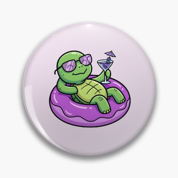Item preview, cute turtle relaxing in the sun designed and sold by aeaeaeae.