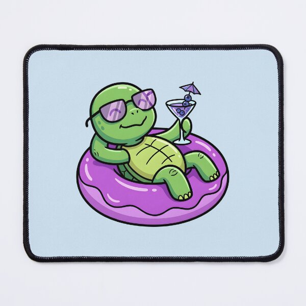 Item preview, cute turtle relaxing in the sun designed and sold by aeaeaeae.