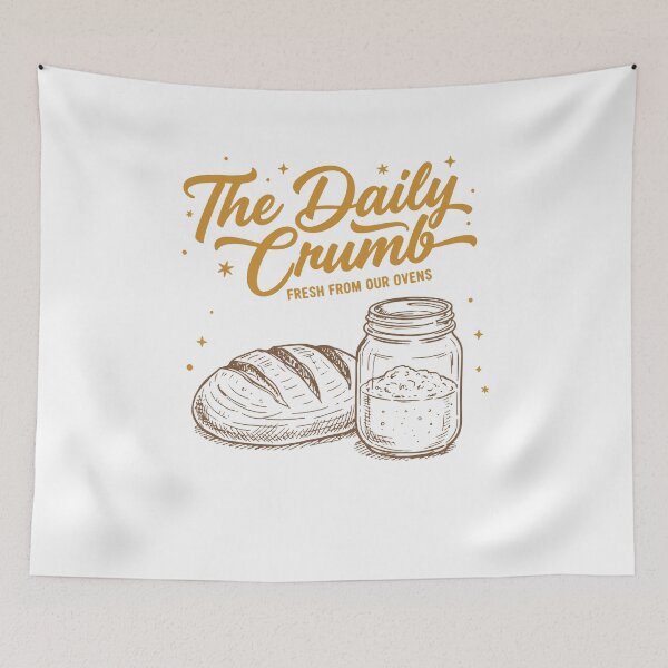 Item preview, sourdough The Daily Crumb Fresh From Our Ovens designed and sold by LuminOrb.