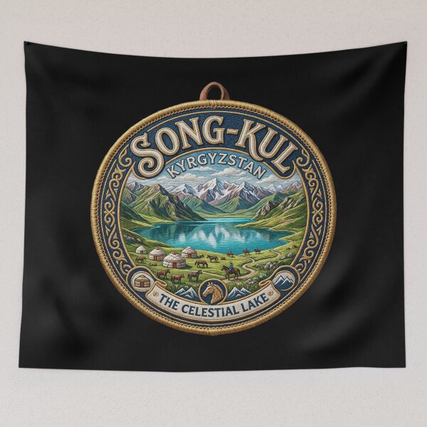 Item preview, Song-Köl, Kyrgyzstan – Highland lake, yurts & horses designed and sold by Girih.