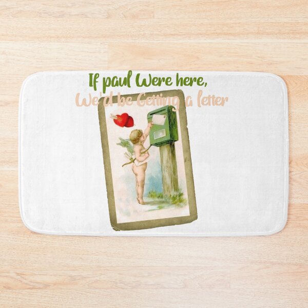Item preview, If Paul Were Here We'd Be Getting A Letter - Vintage Mailbox Tribute Art Print designed and sold by DesignArtist.ia.