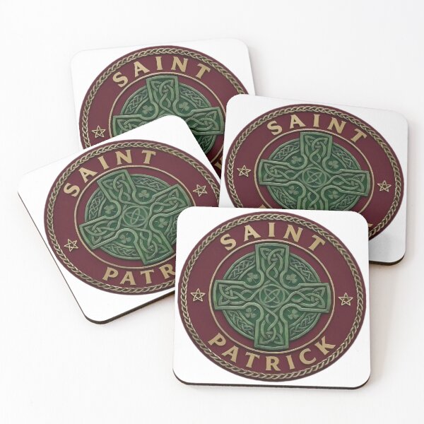 Item preview, Saint Patrick Celtic Cross Irish Knotwork Design designed and sold by MuggyandMo.