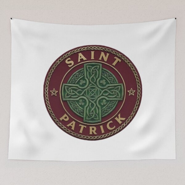 Item preview, Saint Patrick Celtic Cross Irish Knotwork Design designed and sold by MuggyandMo.