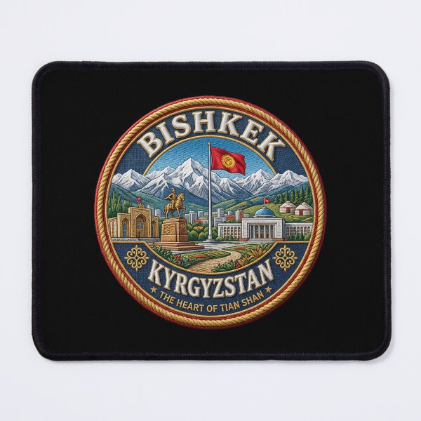 Item preview, Bishkek, Kyrgyzstan – Capital, Flag & Tian Shan designed and sold by Girih.
