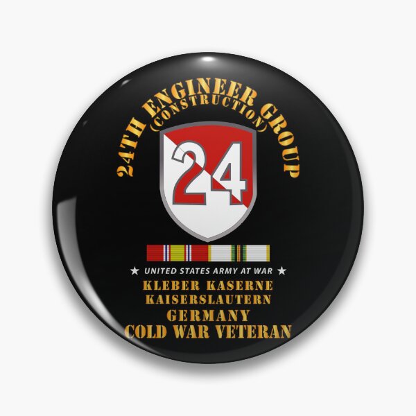 Item preview, Army -  24th Engineer Group (Construction) - Kaiserslautern, Germany 1954 - 1972- w COLD WAR SVC X 300 designed and sold by Military Insignia Products.