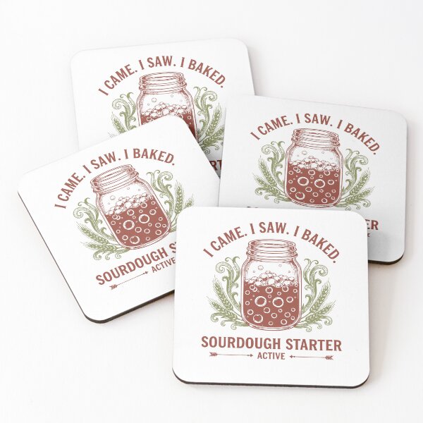 Item preview, Sourdough I Came I Saw I Baked Sourdough Starter designed and sold by LuminOrb.