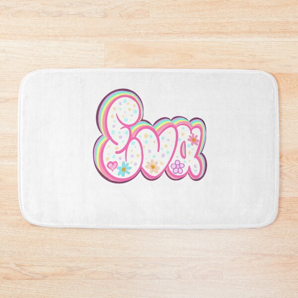 Item preview, Eva Name - popular girls firstname in white and pastel. Personalized custom gifts for women and girls named Eva designed and sold by Artonmytee.