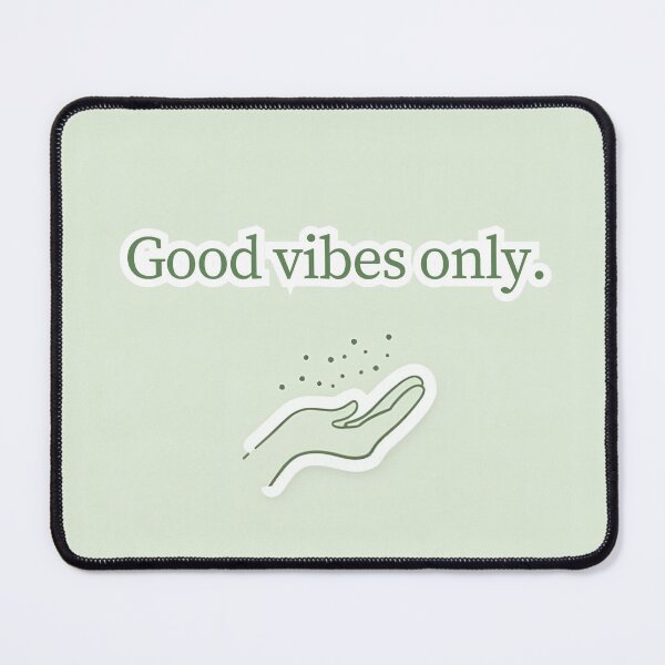 Item preview, Good Vibes Only Minimalist Typography Design | Positive Energy Manifestation designed and sold by CosmicQuietLab.