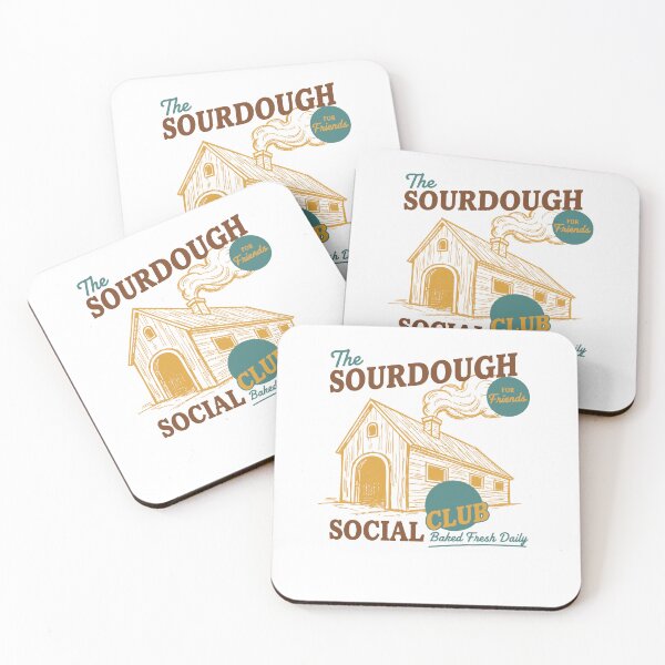 Item preview, sourdough Bread Baking Social Club Baked Fresh designed and sold by LuminOrb.