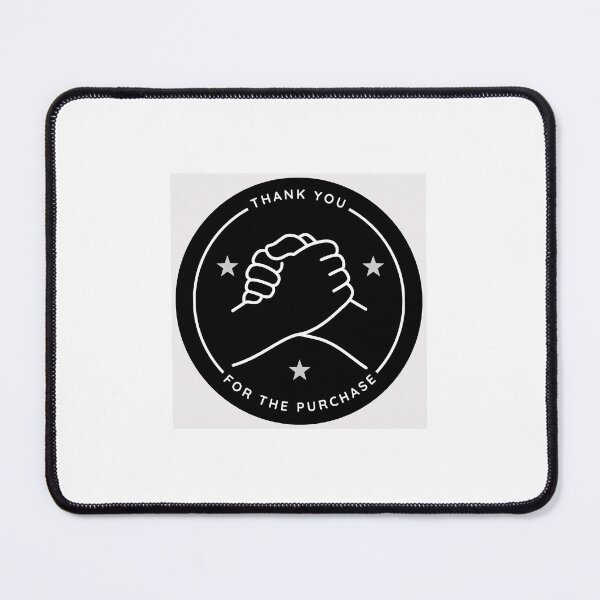 Item preview, Minimalist Thank You for Your Purchase Sticker - Handshake Badge Design designed and sold by lalit0767.