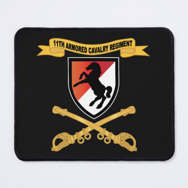 Item preview, Army - 11th Armored Cavalry Regiment - SSI w Ribbon - Br X 300 designed and sold by Military Insignia Products.