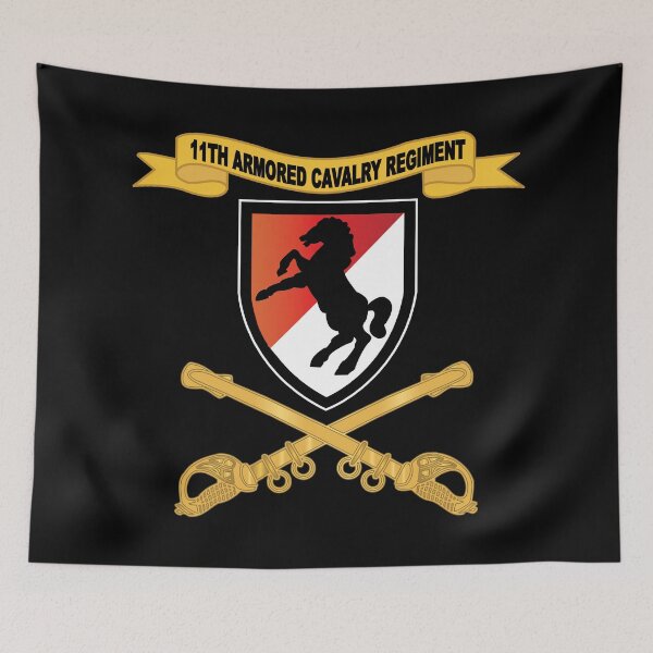 Item preview, Army  - 11th Armored Cavalry Regiment - SSI w Ribbon - Br X 300 designed and sold by Military Insignia Products.
