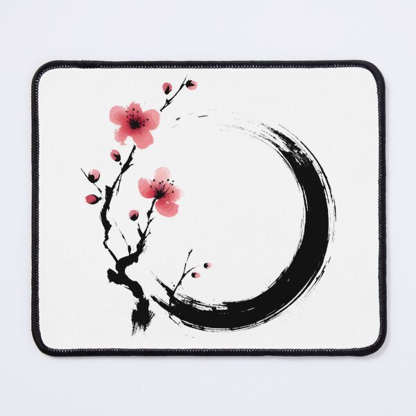 Item preview, Pure Zen Sakura Enso Circle designed and sold by Kooki Designs.