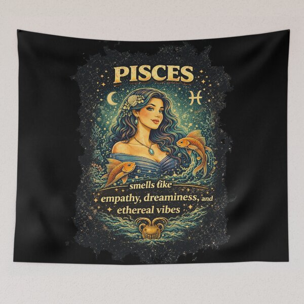 Item preview, Pisces Zodiac Vintage Astrology Fish designed and sold by AlvelinaCP.