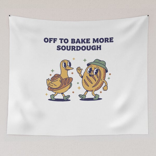 Item preview, Off To Bake More Sourdough Bread Baking Era designed and sold by LuminOrb.
