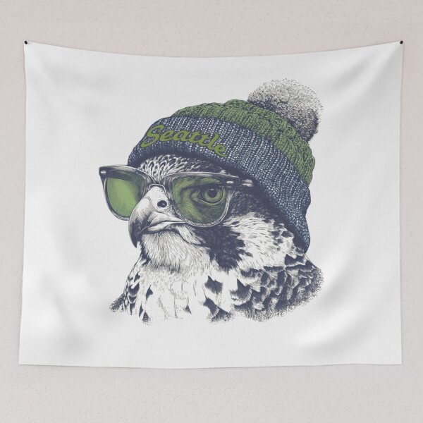 Item preview, Seattle Football Seahawks Mascot Cheerleading M11193 designed and sold by Laxmicreations.