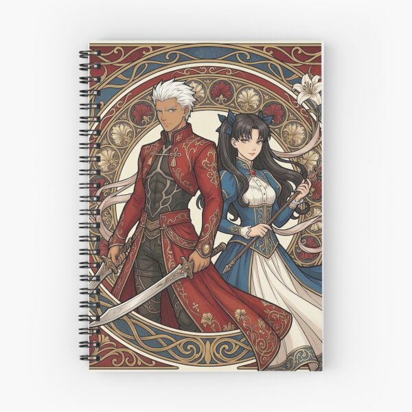 Item preview, Rin Tohsaka and Archer designed and sold by Solace Sparkles.