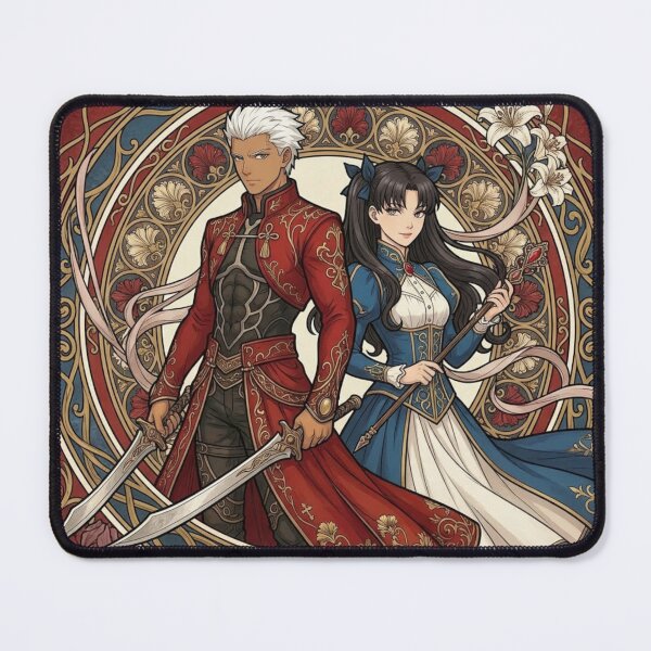 Item preview, Rin Tohsaka and Archer designed and sold by Solace Sparkles.