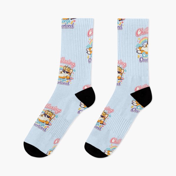 Item preview, Chillaxing Corgie Overlord | Cute Royal Dog Meme Pastel Kawaii Cartoon designed and sold by PopCulturePixel.