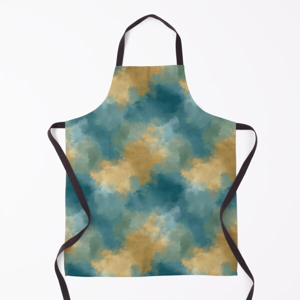 Item preview, Teal Amber Atmospheric Abstract Seamless Pattern designed and sold by Moisky Patterns.