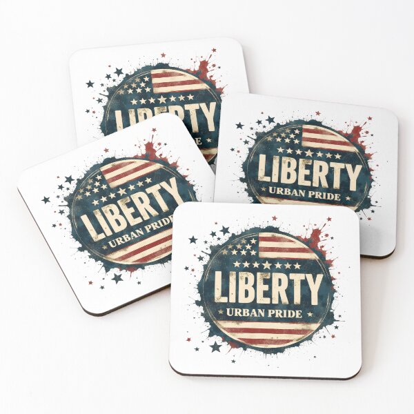 Item preview, Liberty Urban Pride Shirt – Graffiti Street Patriotic USA Design designed and sold by relso.