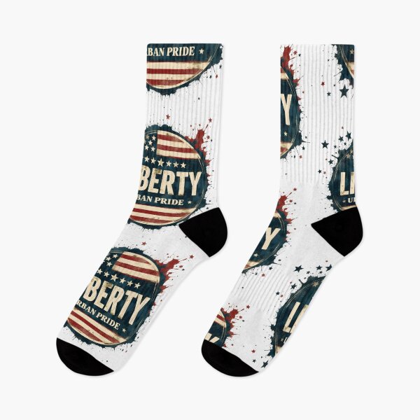 Item preview, Liberty Urban Pride Shirt – Graffiti Street Patriotic USA Design designed and sold by relso.