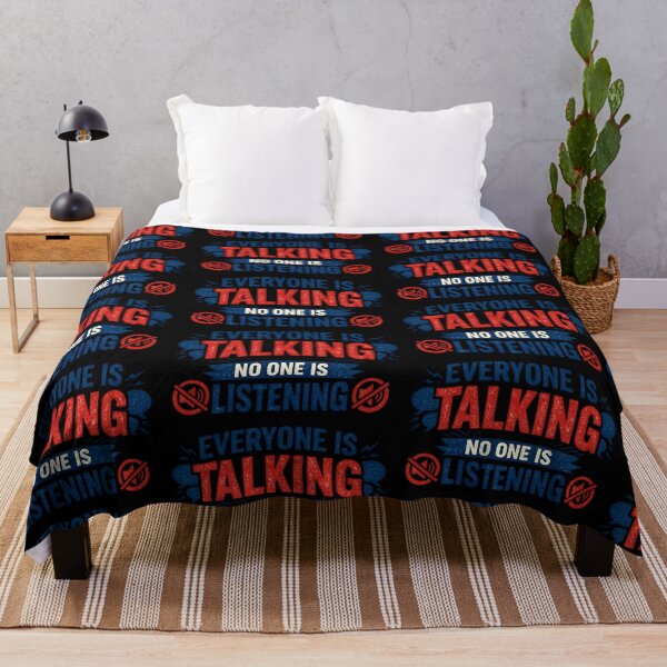 Item preview, Everyone Is Talking No One Is Listening Funny Sarcastic Humor Design designed and sold by TeeTimeTreasure.